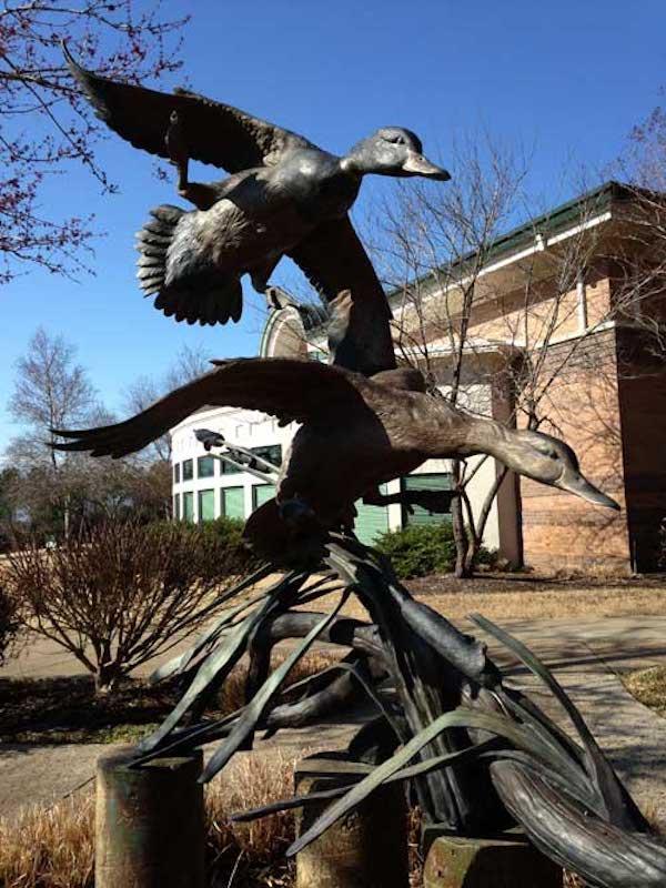 mallards-sculpture