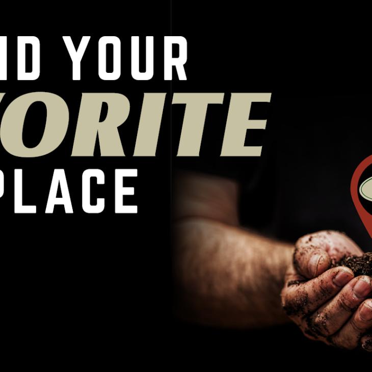Find your favorite place with hands