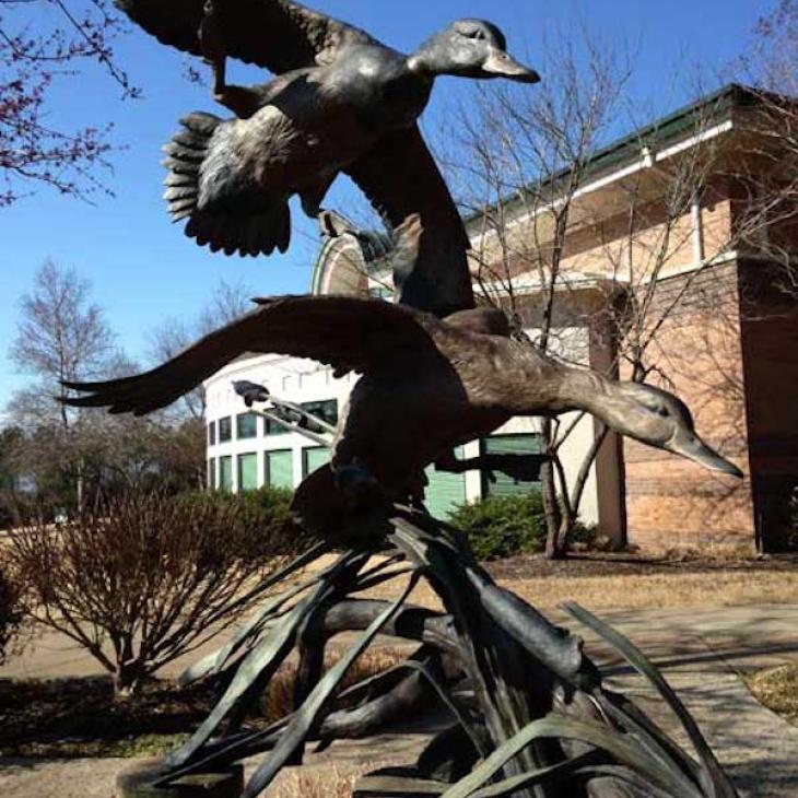 mallards-sculpture