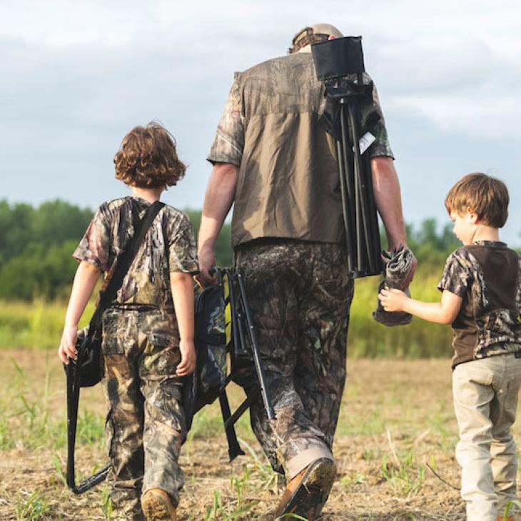 Dove-hunting-family