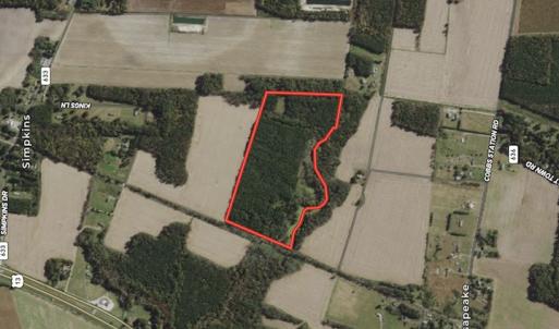Photo #1 of SOLD property in Off Jackie Lane, Cape Charles, VA 46.0 acres