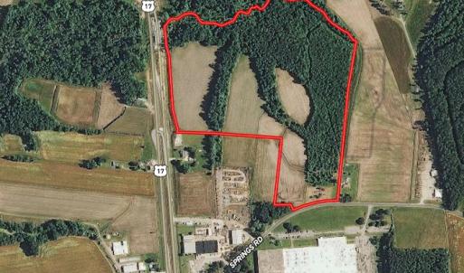 Photo #1 of SOLD property in  Off Hwy 17 and Off Springs Road, Washington, NC 53.0 acres