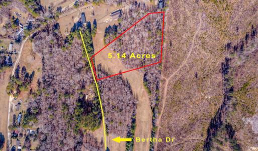 Photo #2 of SOLD property in 1530 Bertha Drive, Creedmoor, NC 5.1 acres