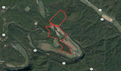 Photo #1 of SOLD property in Off Deisher Blvd , Eagle Rock, VA 183.0 acres