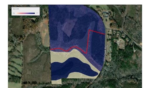 Photo #37 of SOLD property in Off Mill Creek Road, Roxboro, NC 49.0 acres