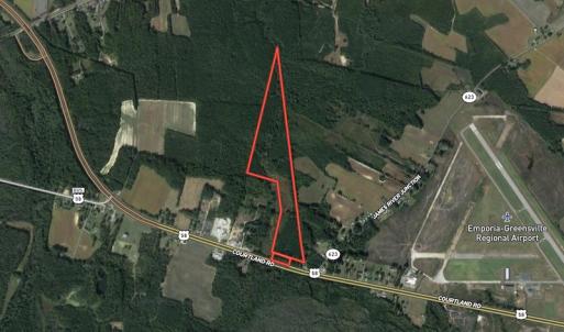 Photo #1 of SOLD property in Off Courtland Rd , Emporia, VA 54.5 acres