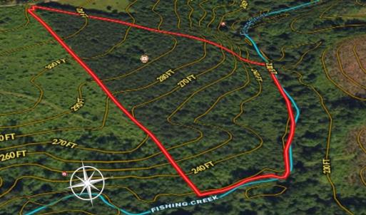 Photo #8 of SOLD property in Off Hunters Bluff Drive, Warrenton, NC 12.0 acres