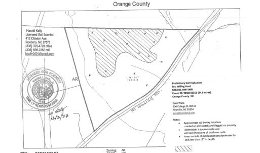 Photo #30 of SOLD property in Off Mt. Willing Road, Mebane, NC 34.6 acres