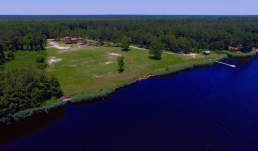 Photo of UNDER CONTRACT!  9 Acres of Waterfront Land with House For Sale in Hyde County NC!