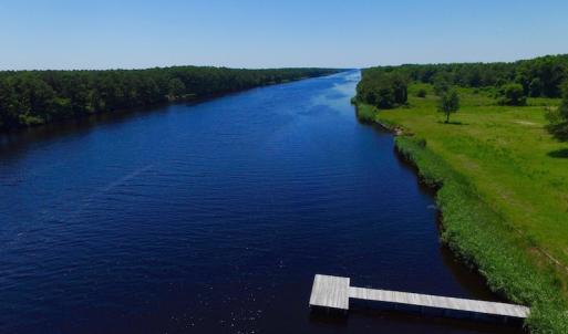 Photo of UNDER CONTRACT!  9 Acres of Waterfront Land with House For Sale in Hyde County NC!