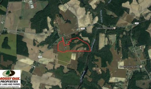 Photo of UNDER CONTRACT!  53.5 Acres of Farm and Timber Land with Building For Sale In Wayne County NC!
