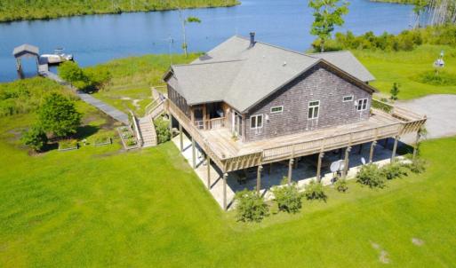 Photo of UNDER CONTRACT!  Waterfront Home with 11 Acres of Land For Sale in Tyrrell County NC!