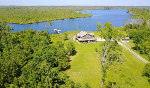 Photo of UNDER CONTRACT!  Waterfront Home with 11 Acres of Land For Sale in Tyrrell County NC!