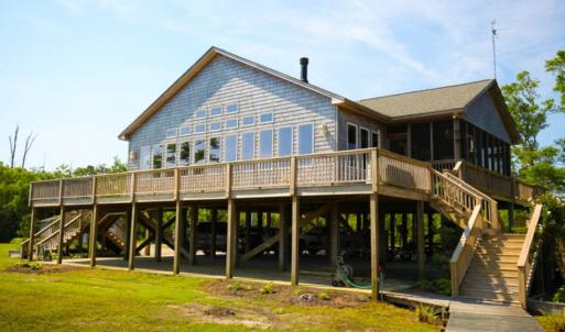 Photo of UNDER CONTRACT!  Waterfront Home with 11 Acres of Land For Sale in Tyrrell County NC!