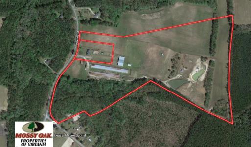 Photo of UNDER CONTRACT!  55 Acres of Farm Land with Log Home For Sale in Suffolk County VA!