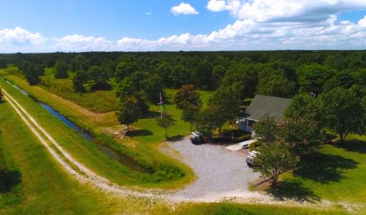 Photo of 251 Acres of Recreational Hunting Land with Lodge For Sale in Hyde County NC!