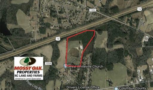 Photo of SOLD!   36.25 Ac of Farm Hunting and Residential Land for Sale in Columbus County NC!