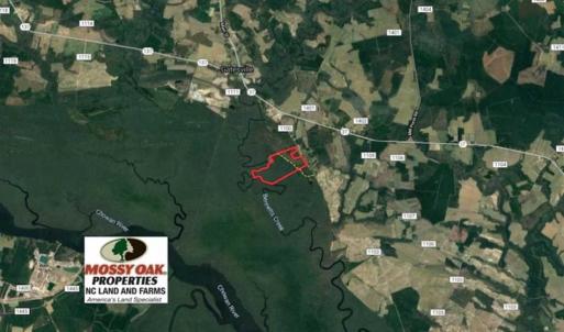 Photo of SOLD!!  166 Acres of Waterfront Hunting Land For Sale in Gates County NC!