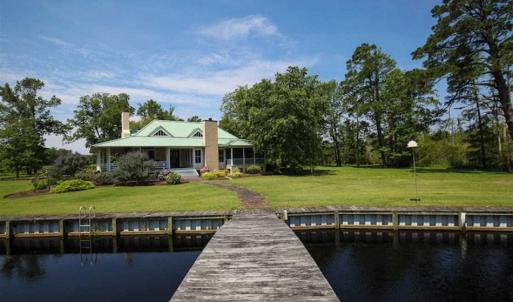 Photo of SOLD!!  14 Acres with Waterfront Home For Sale in Tyrrrell County NC!