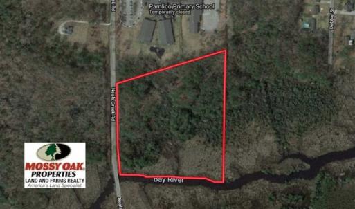Photo of UNDER CONTRACT!!  14.2 Acres of Waterfront Residential Land For Sale in Pamlico County NC!