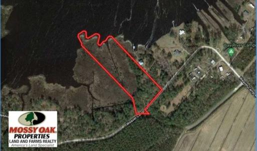 Photo of 5.6 Acres of Waterfront Hunting Fishing and Residential Land for Sale in Pamlico County NC!