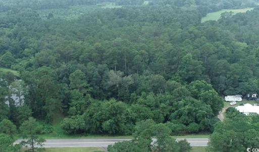 Aerial view of property's location featuring a hea