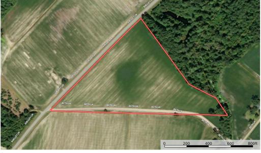 Map of property location with property boundaries
