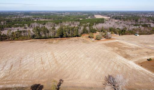 Aerial view of sparsely populated area