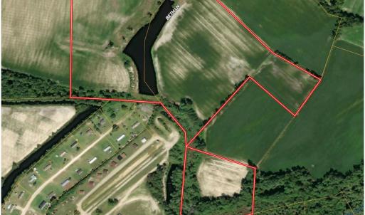 Aerial view of property's location featuring prope