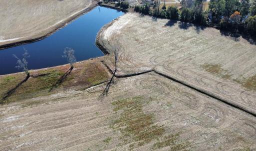 Drone / aerial view of a nearby body of water
