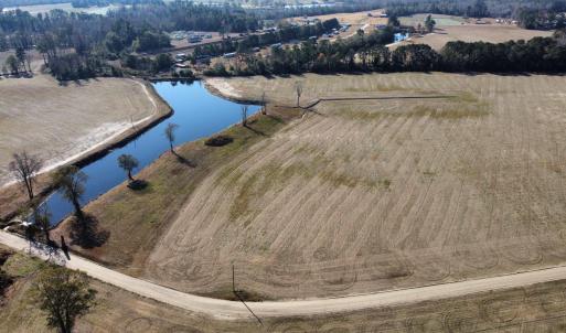 Aerial overview of property's location with a near