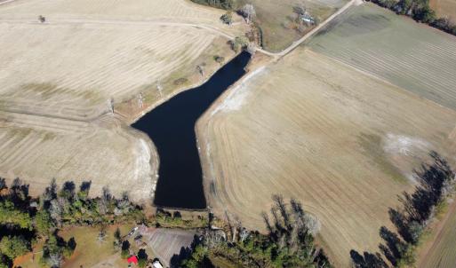 Overview of rural landscape with extensive farmlan