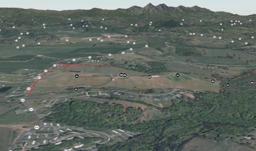 Aerial mountains