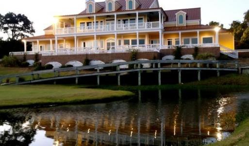 Brick Landing Clubhouse at Sunset