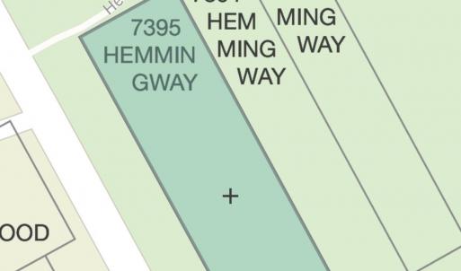 7395 Hemmingway parcel outline