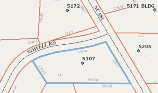 5107 Nowell Lot Lines