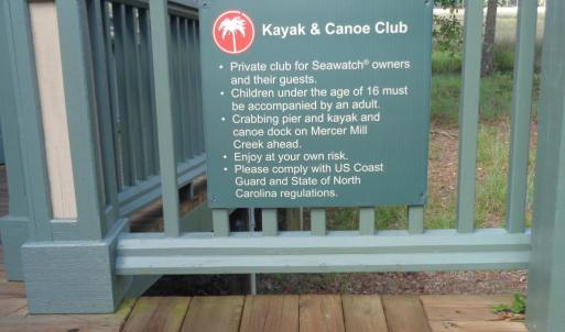 Seawatch Kayak Rules