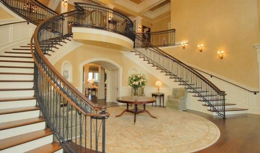 Elegant Stairwell in Clubhouse