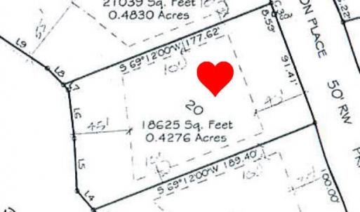 III-2B-20  597 Barrington Place Plat Map
