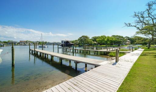 Waterfront lot with boat dock