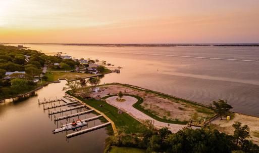 Waterfront lot with boat dock