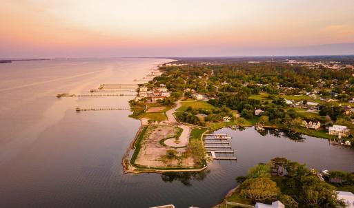 Waterfront lot with boat dock