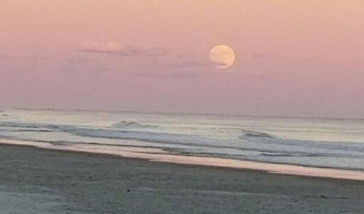 Moon Rise on Sunset Beach