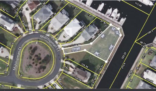 4447 Midshipman Ct aerial with dimension