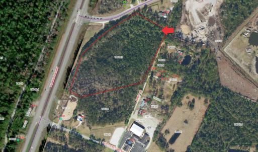 9.75 acre corner lot