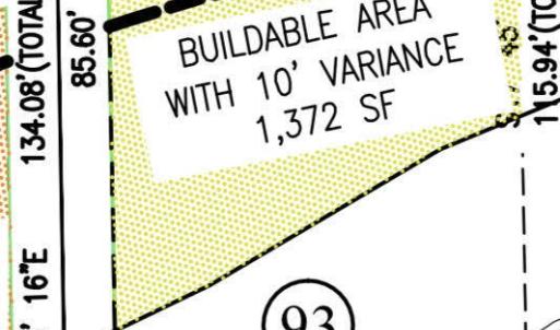 lot 93 sq ft