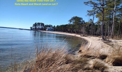 Sandy Bay Beach View from Lot 7