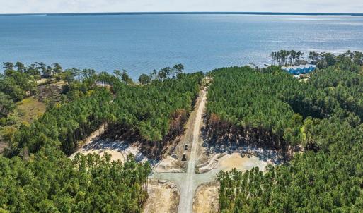 Cul-de-sac and path to Lot 3