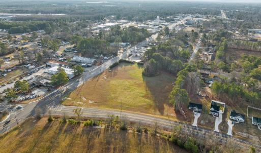 Downtown Tarboro in distance