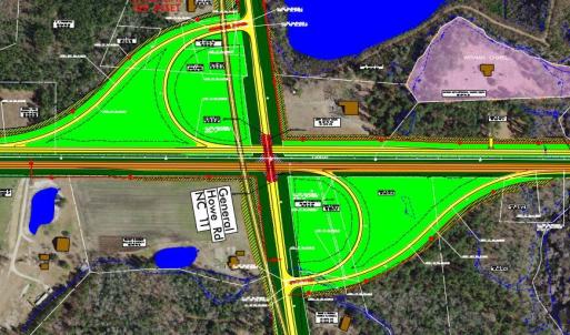 NC Hwy 87 and Hwy 11 Interchange with Br